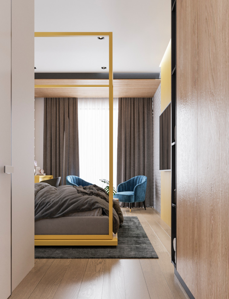 ПРОЕКТ 2-КОМНАТНОЙ КВАРТИРЫ В СТИЛЕ LOFT