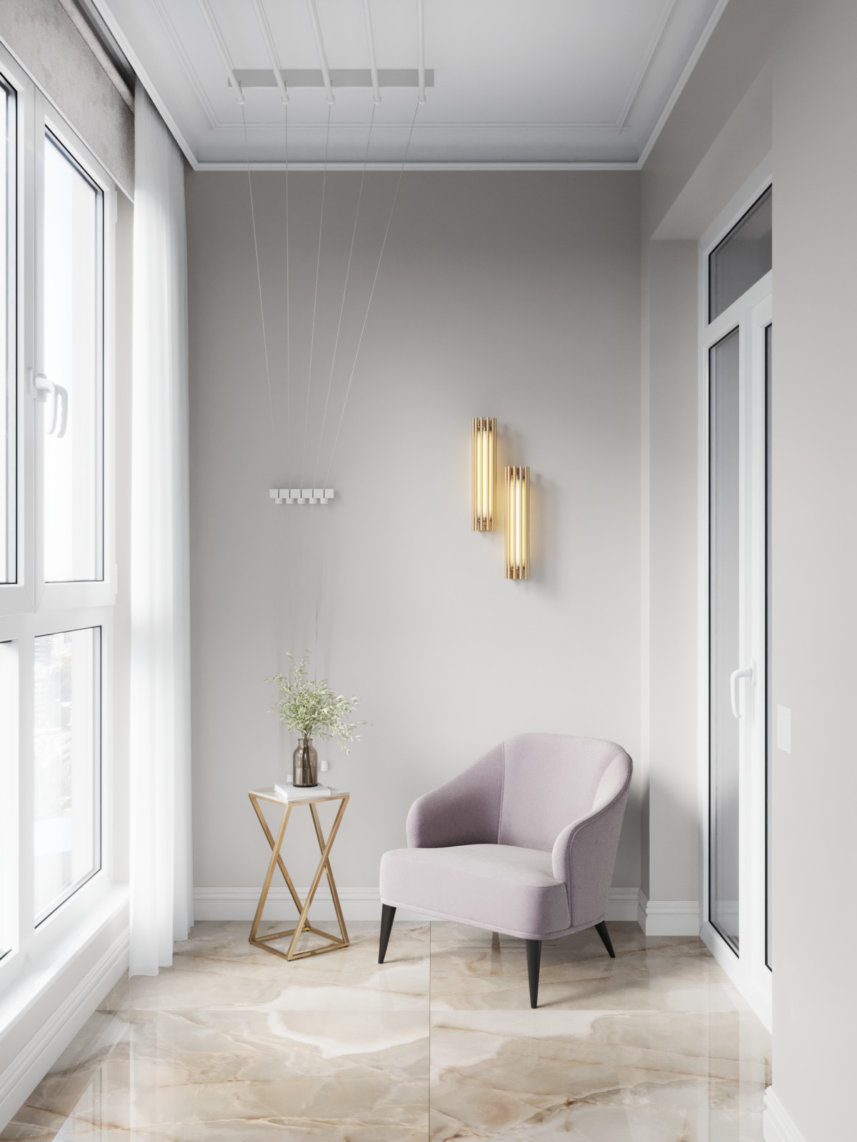 Обложка проекта: Дизайн-проект квартиры в ЖК «Комфорт Парк»