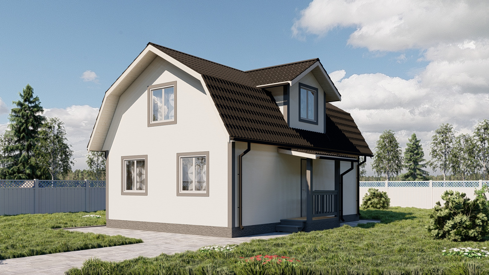 Обложка проекта: Архитектурно-строительный проект коттеджа в г. Липецк