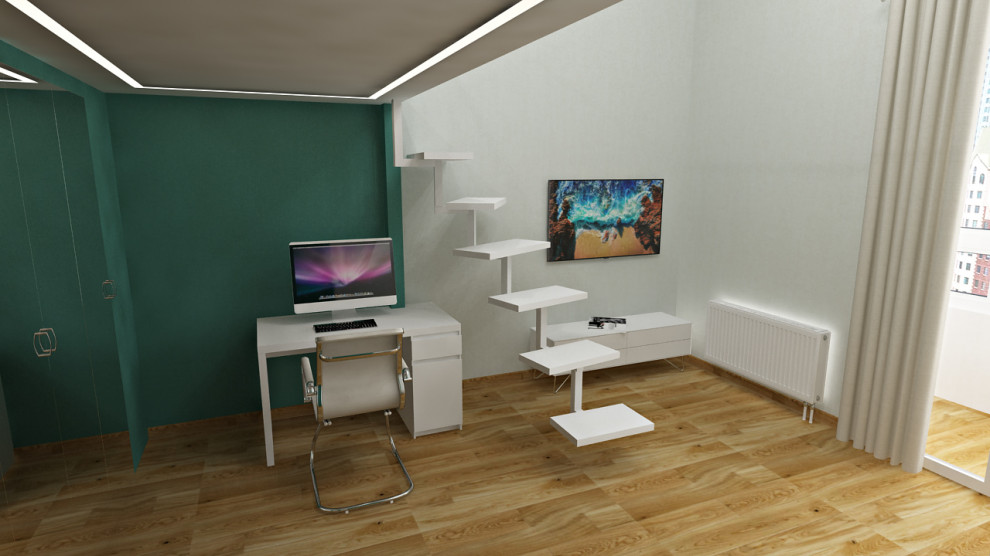 Проект 2х-комн. квартиры с потолками 4 метра