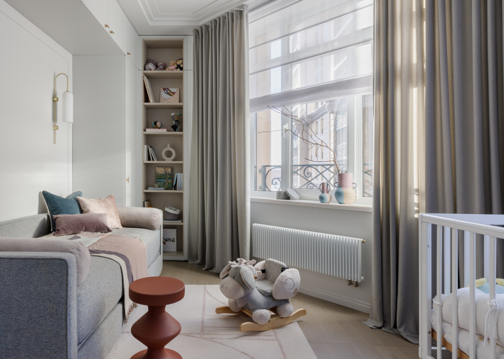 Детская комната – спокойный и элегантный дизайн