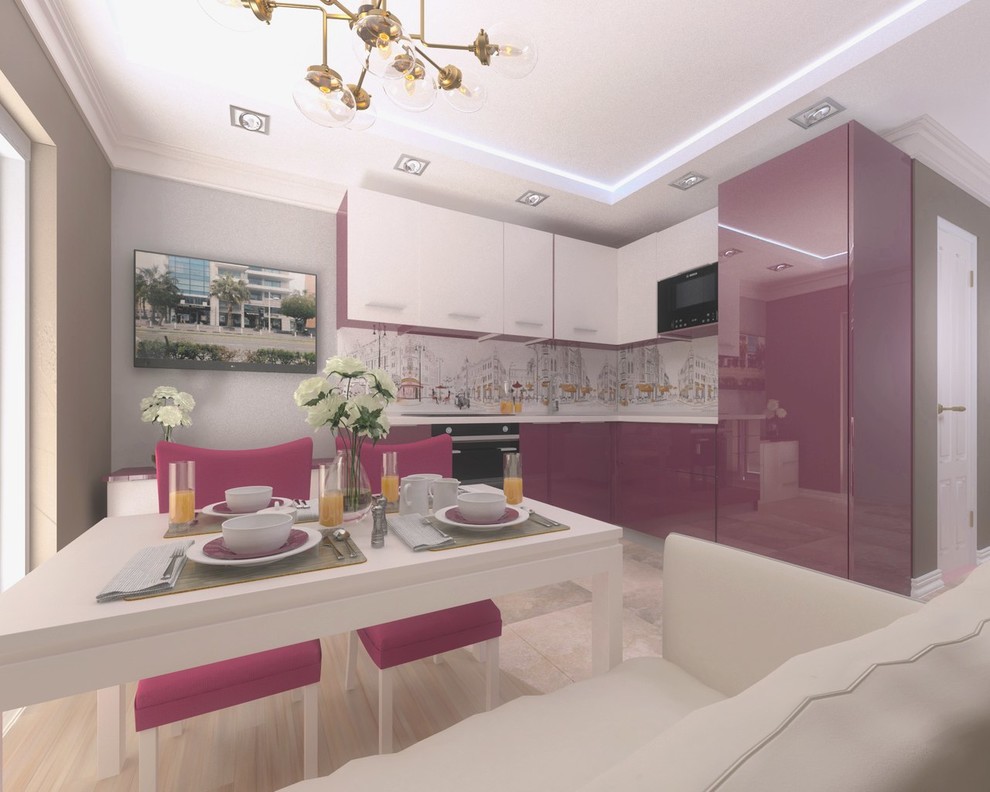 Бежевая романтика на 40 квадратных метрах.