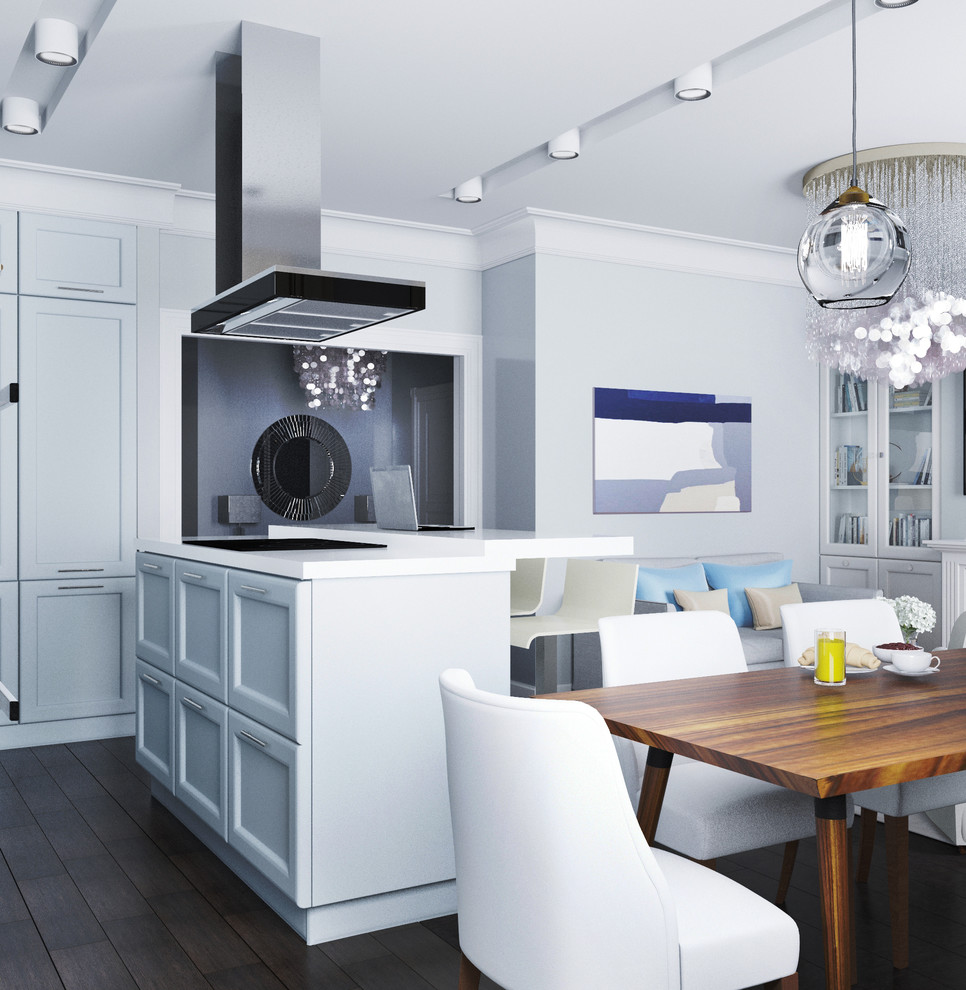 Апартаменты (86 квм) в стиле арт-деко с элементами скандинавского стиля