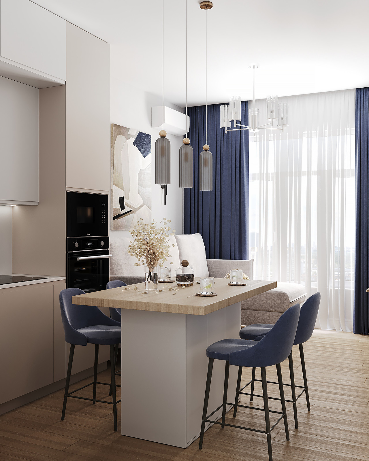 Квартира для семейной пары с ребенком