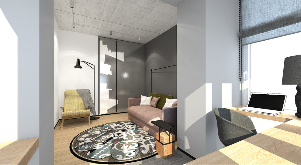 Жилая квартира для молодой пары без детей, 64 кв.м.