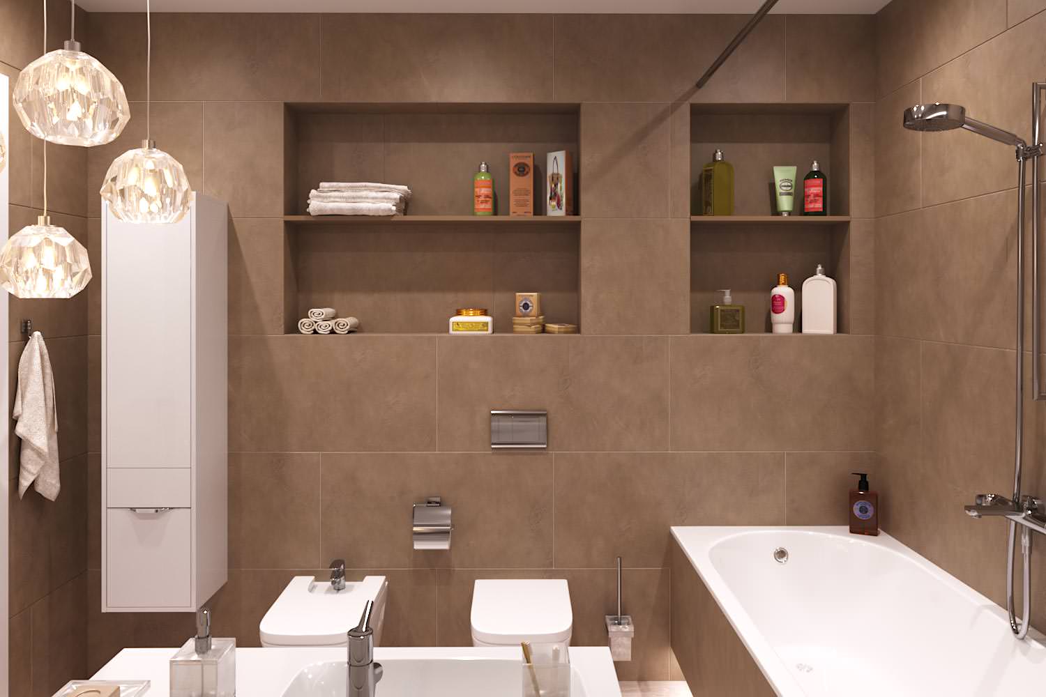 Проекты ванных комнат для магазина сантехники и плитки