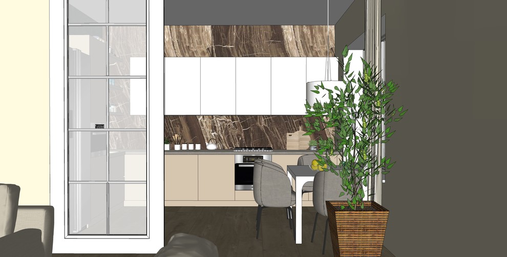 Современный дом с камином в Кольцово