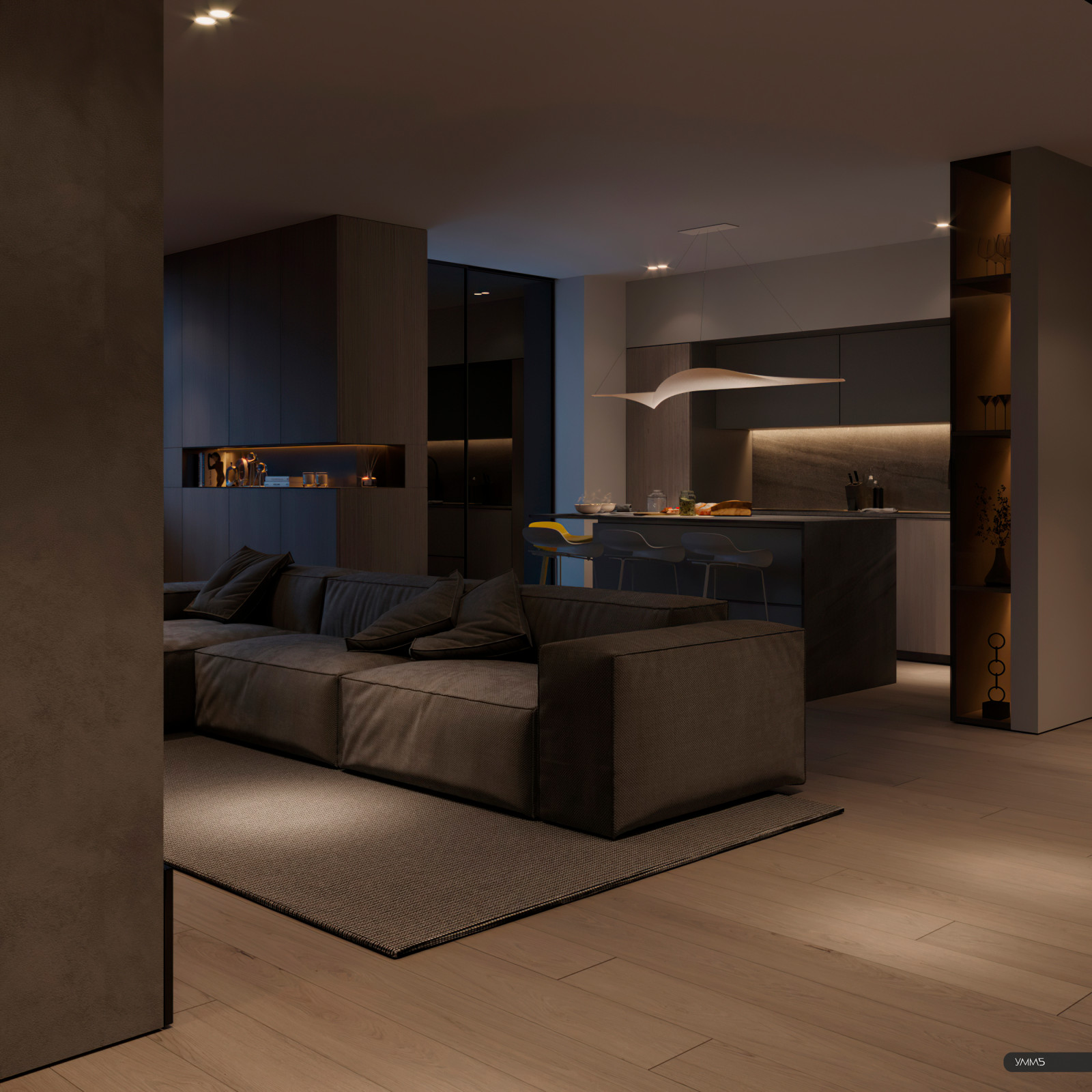 KOSMOS | Квартира 98 м²