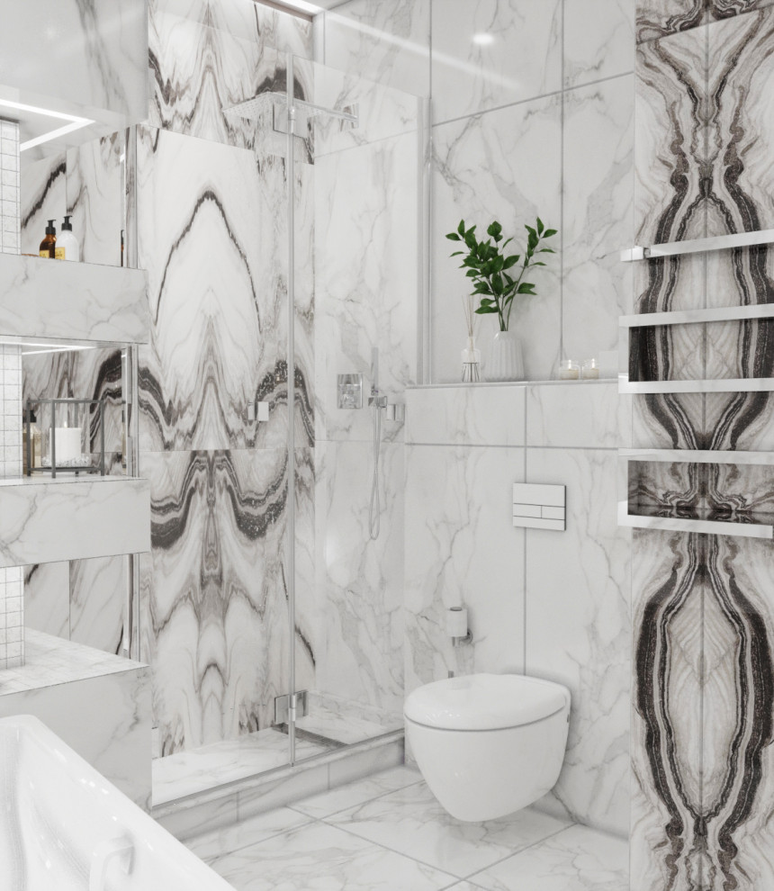 Проект 2-х комнатной квартиры в Апартаментах Лахта Плаза