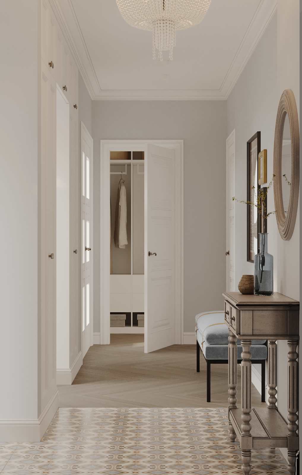 Квартира с элементами сталинского ампира