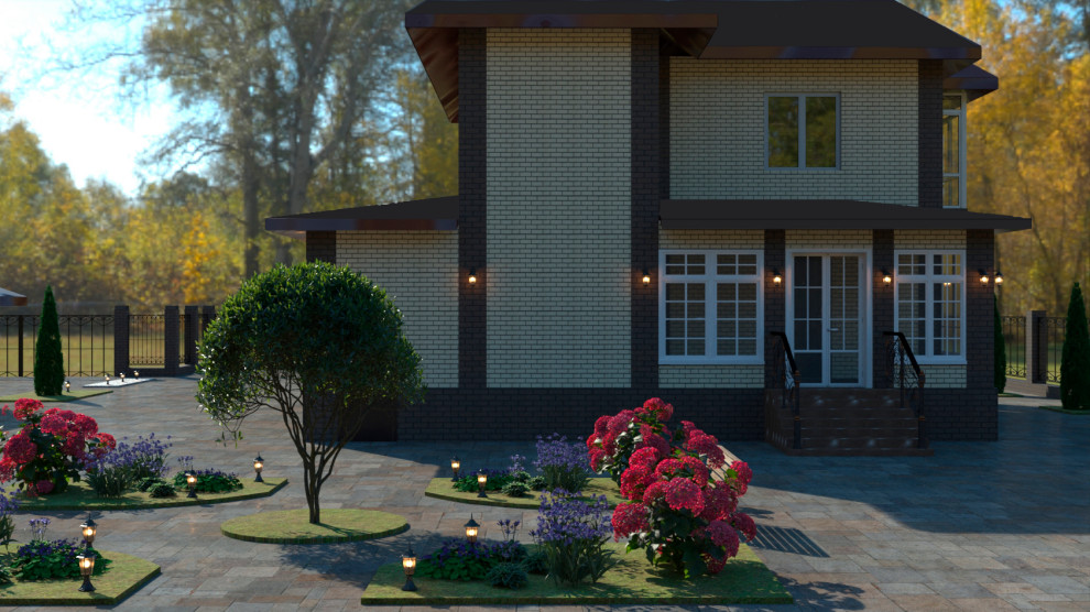 Обложка проекта: Визуализация экстерьера