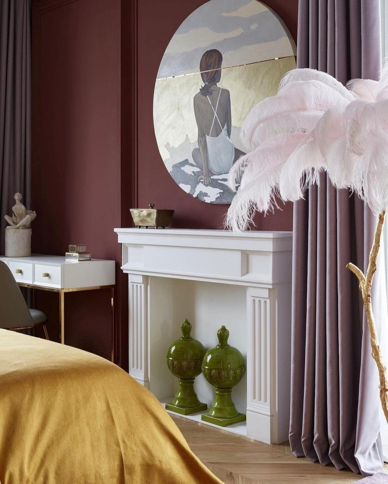 Интерьер яркой спальни