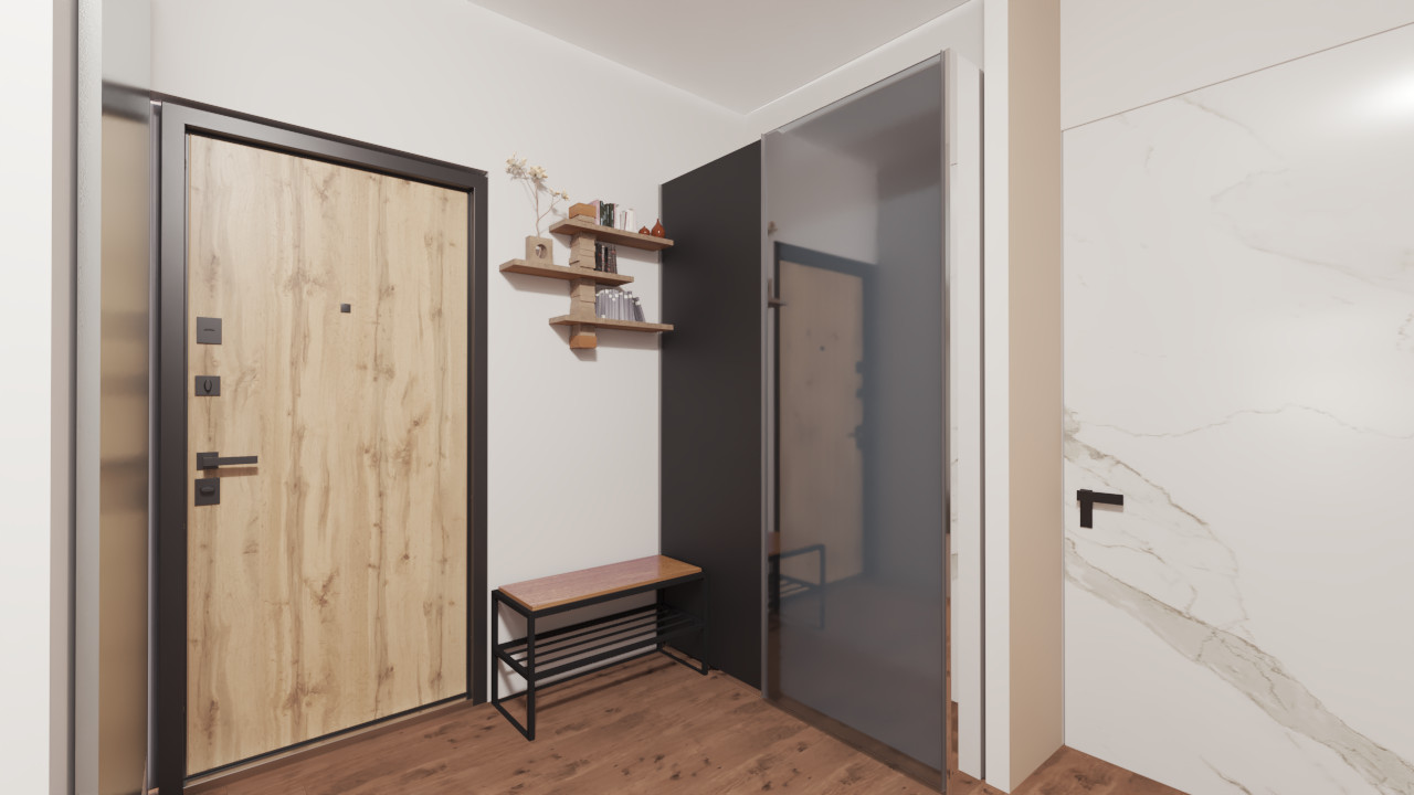 Проект современной небольшой квартиры