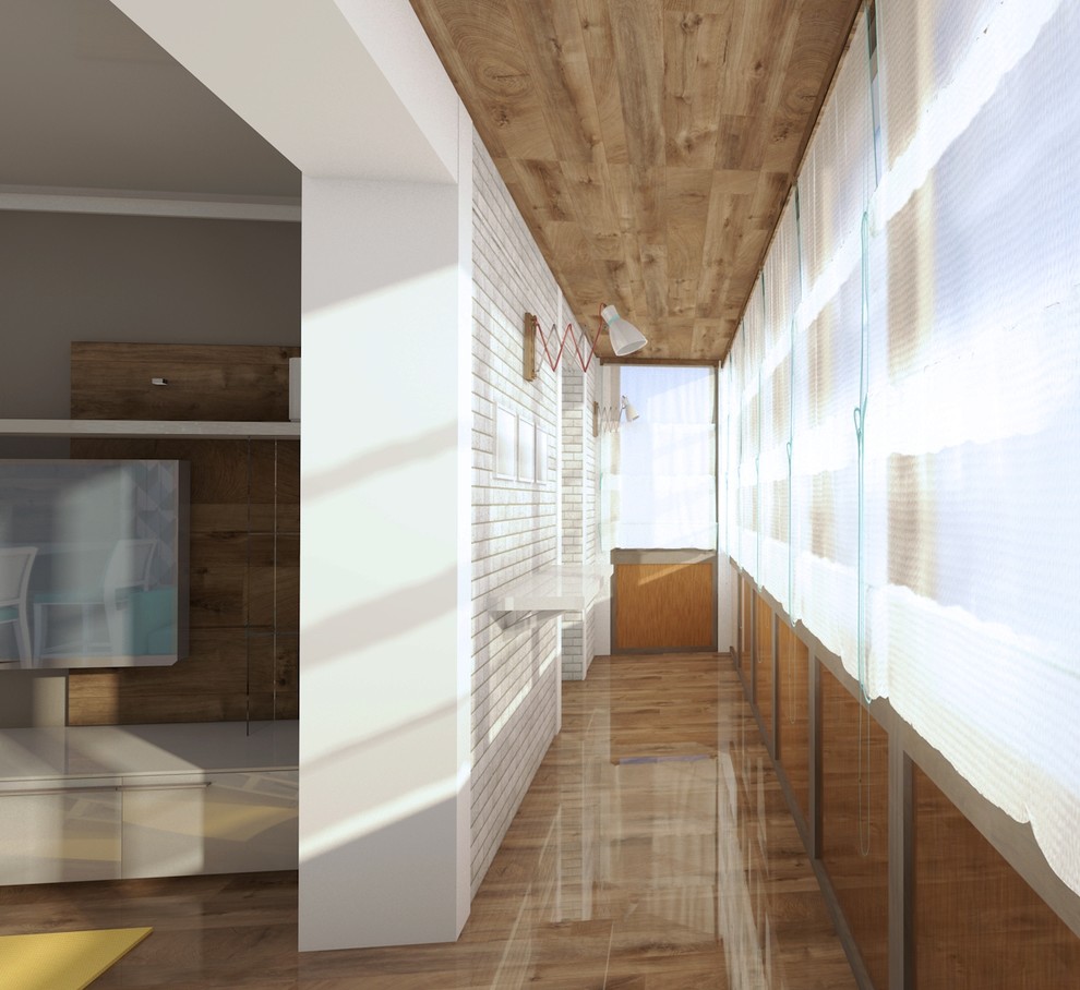 Дизайн лоджии. ЖК Урожайный, Адлер