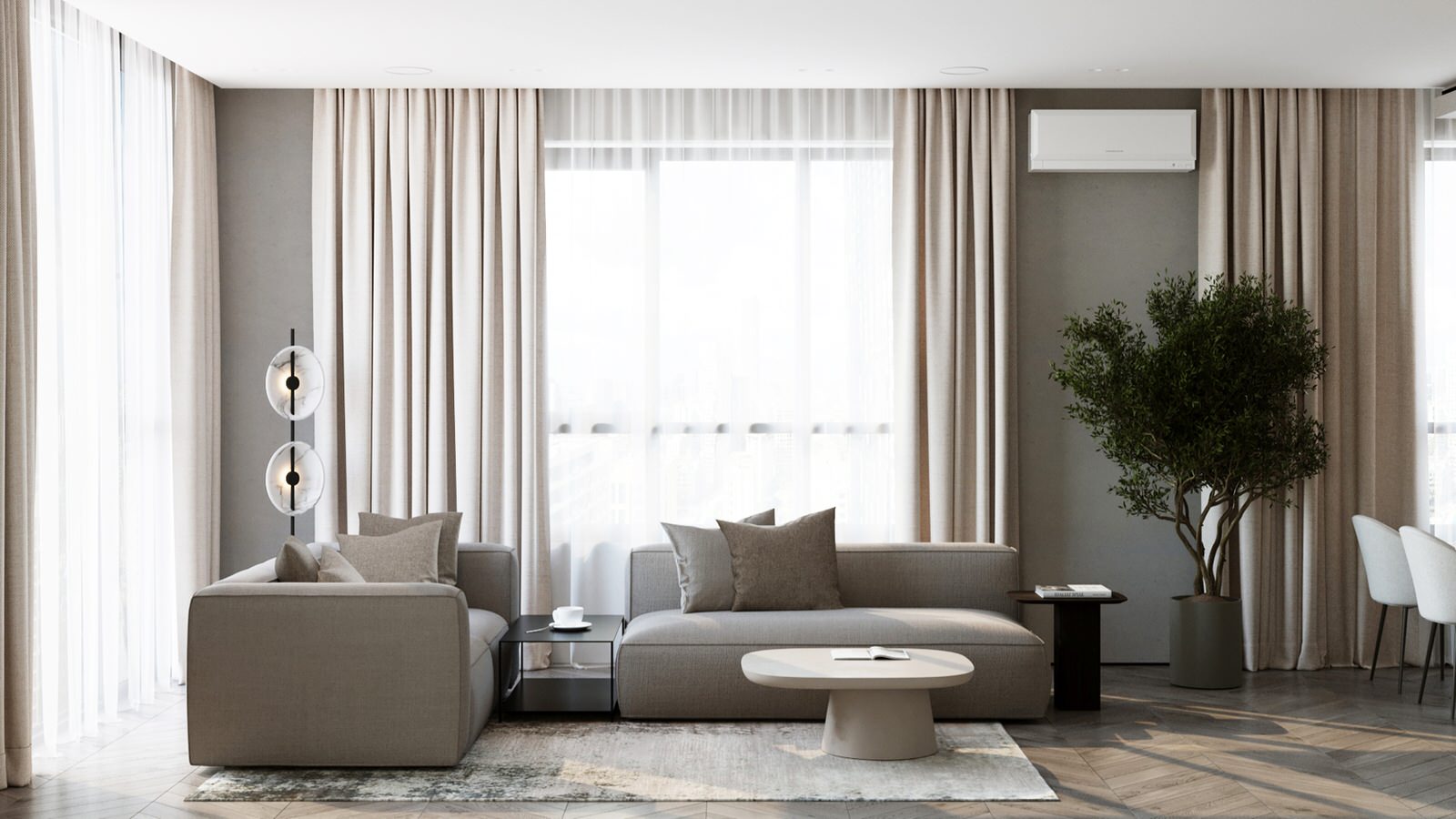 Обложка проекта: Трехкомнатная квартира в ЖК «Макаровский квартал»