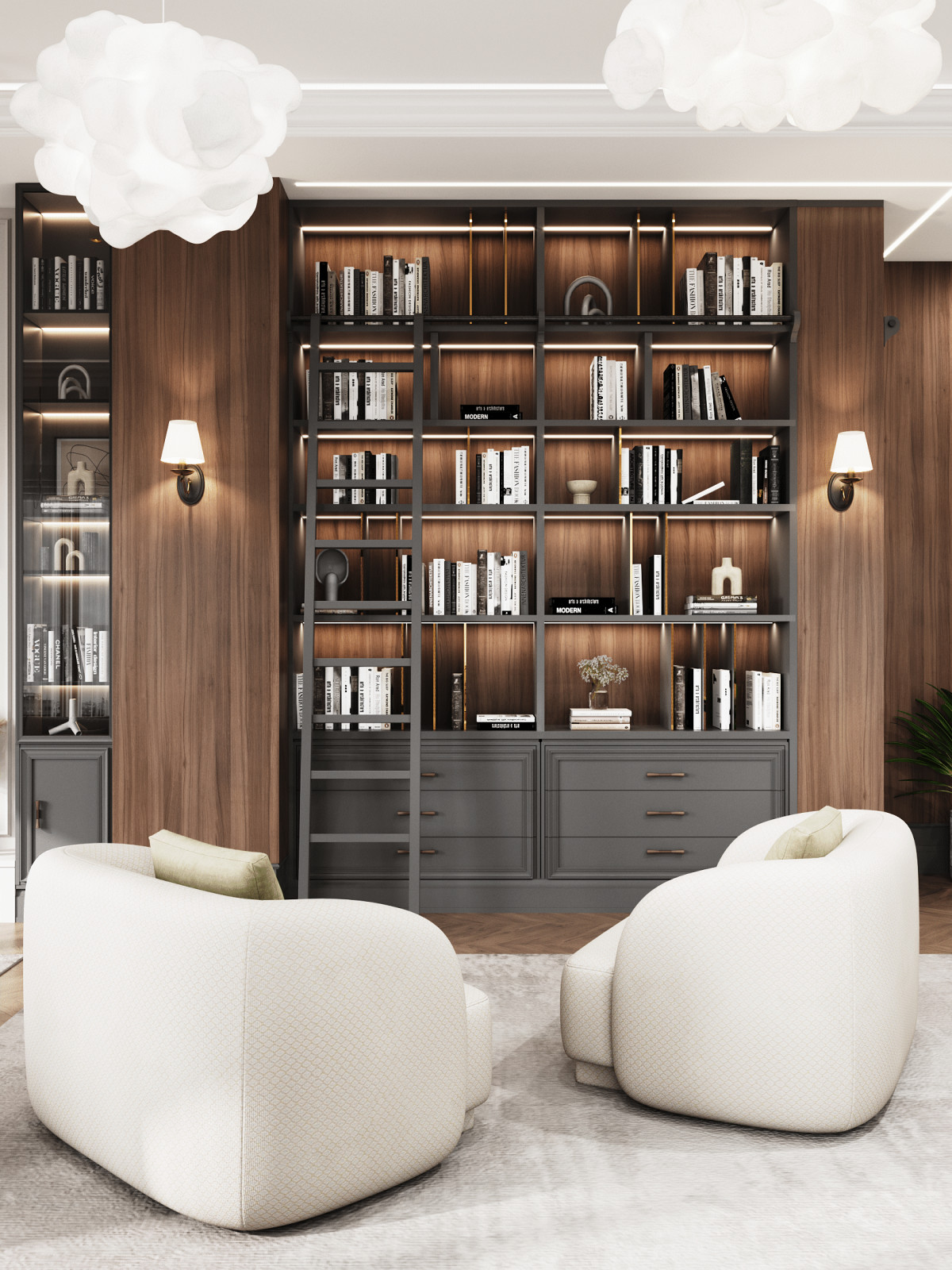 Современный интерьер на 200 кв.м.