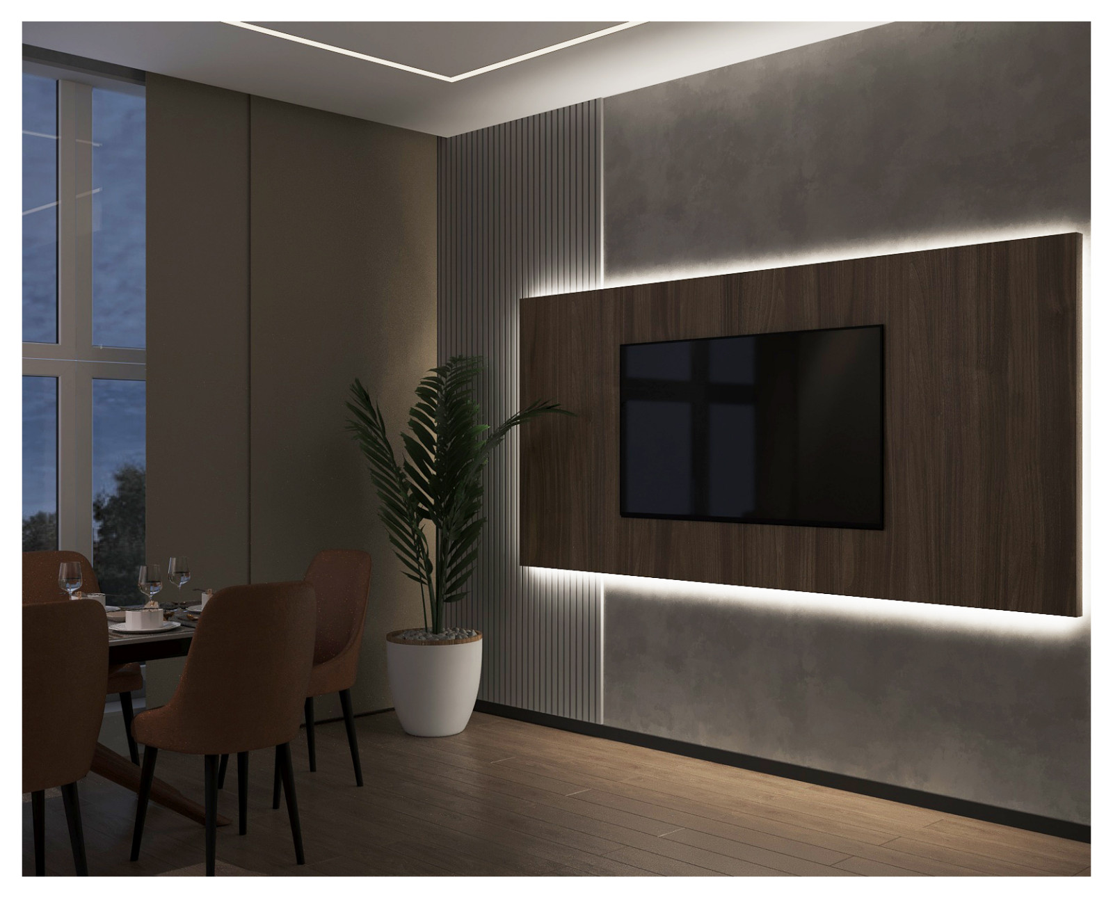 Проект для молодой семьи из 4-х человек в современном стиле