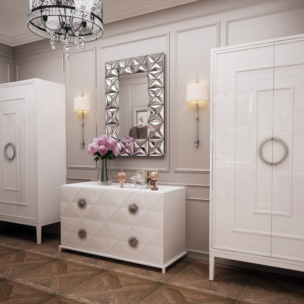 1 комнатная квартира в стиле современный арт деко