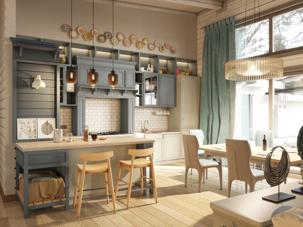 Интерьеры жилого дома в Новосибирске