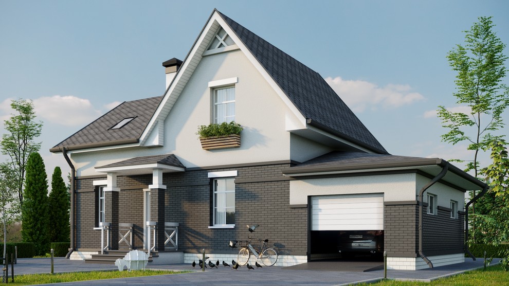 Обложка проекта: типовой дом для коттеджного поселка "Березка"