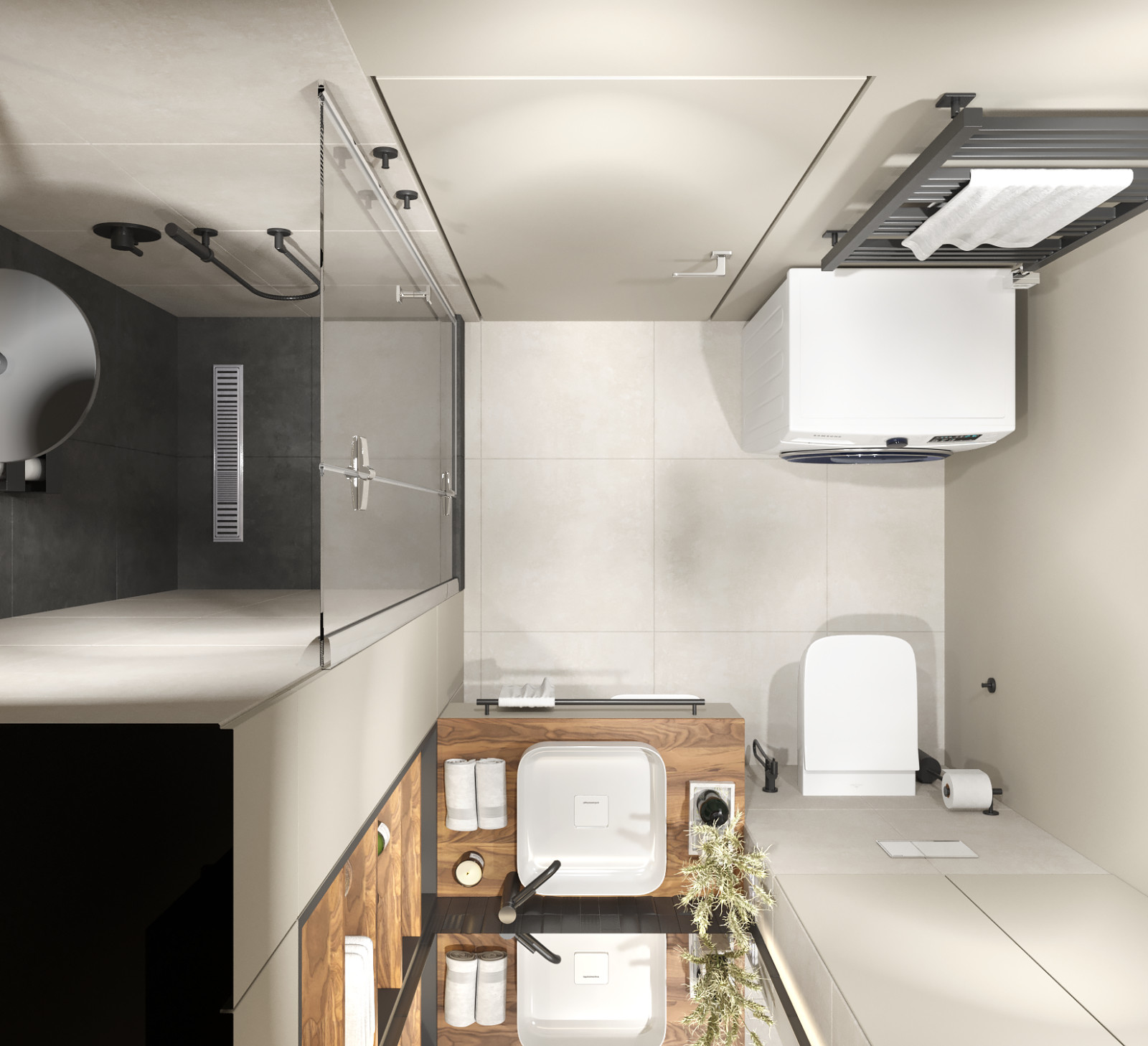 Проект студии в Санкт-Петербурге 21.5 м2