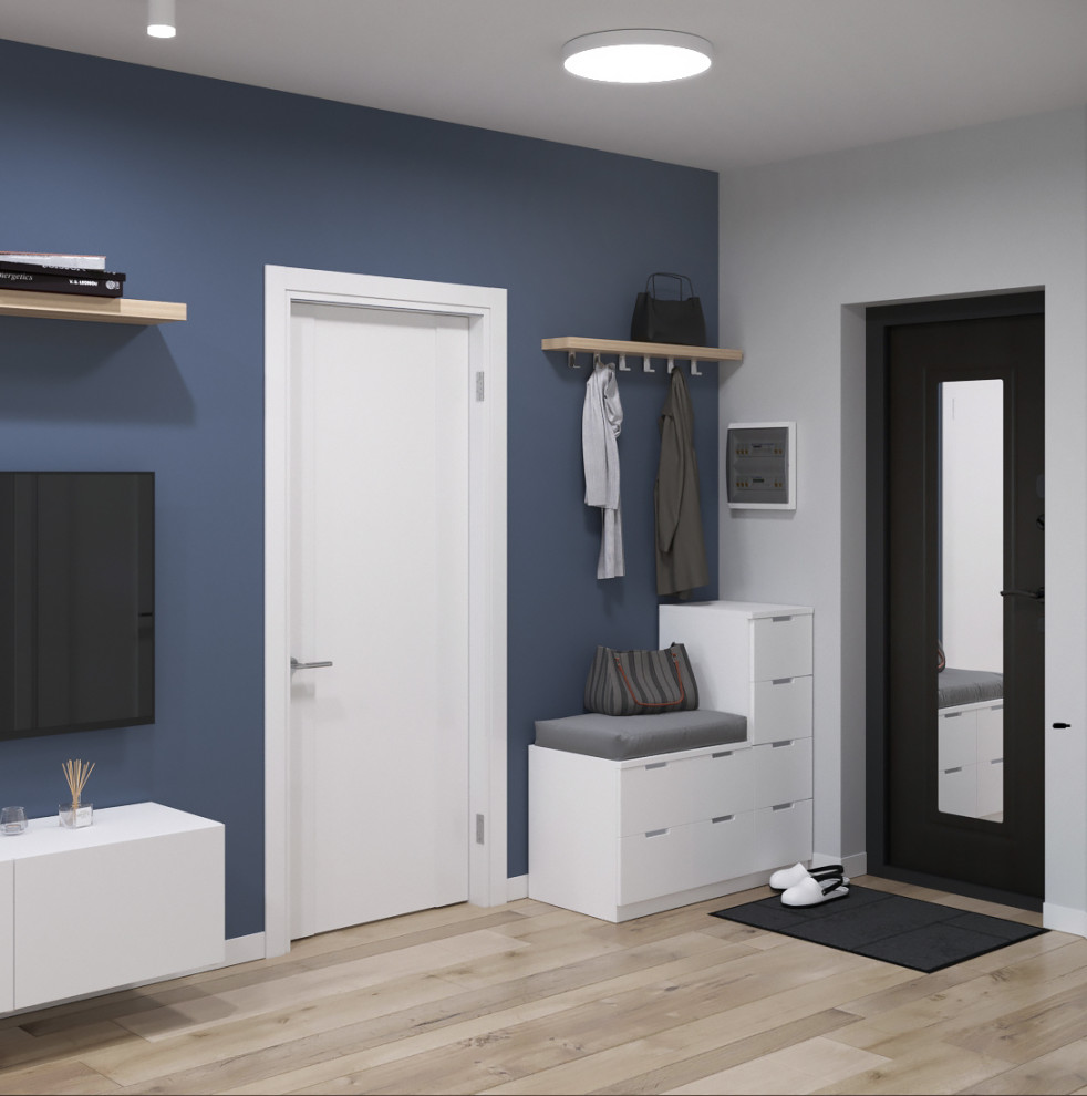 Евродвушка с объединенной кухней-гостиной