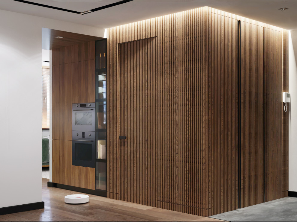 Дизайн проект квартиры 56 м2, Skyline, Казань, 2021г.