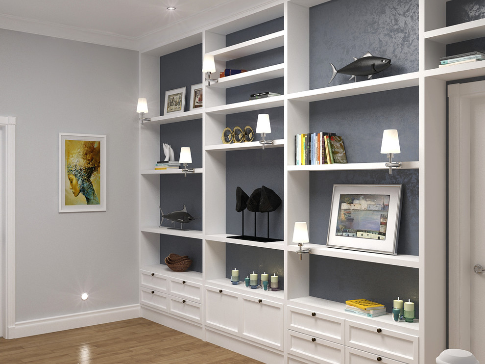 Коттедж в Пестово, холл второго этажа