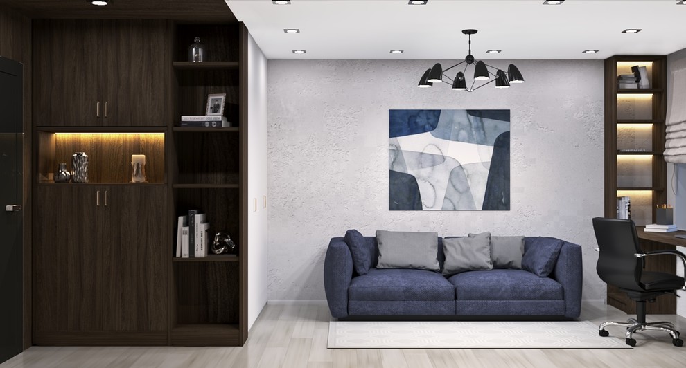 Дизайн - проект 3к. кв. 107 м2  в ЖК "Нормандия"