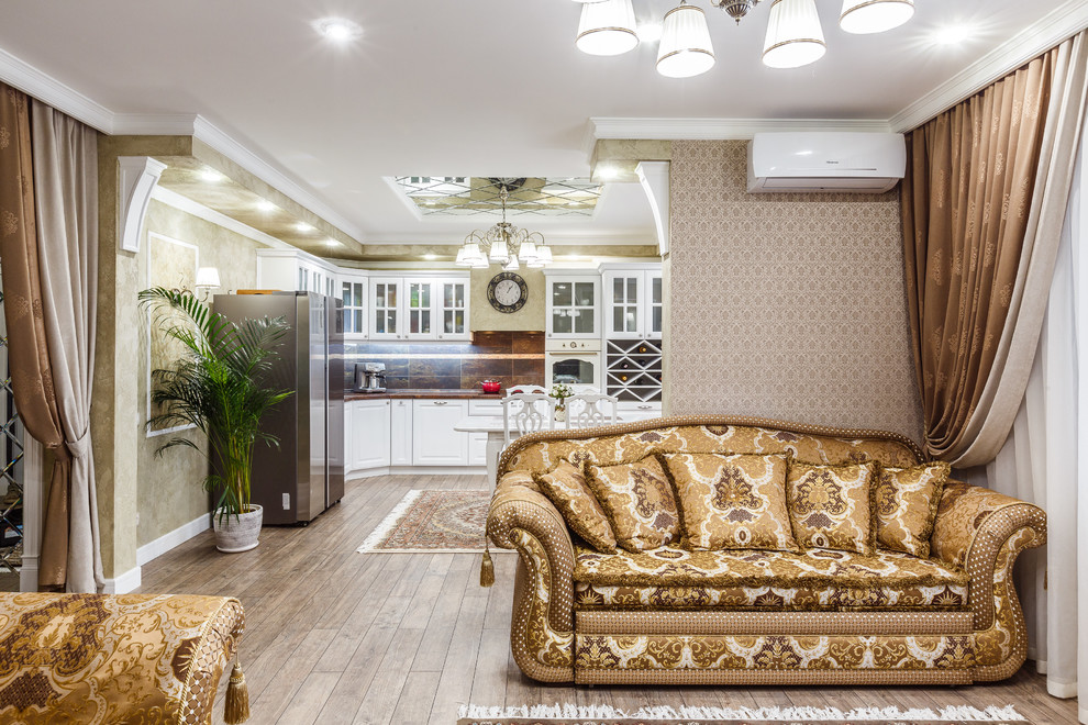 двух комнатная кв с нотками английского стиля. Фото