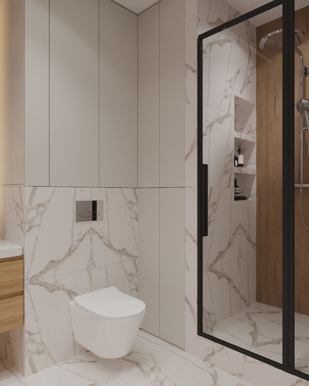 Дизайн 3-х комнатной квартиры в ЖК ГАЛАКТИКА PRO