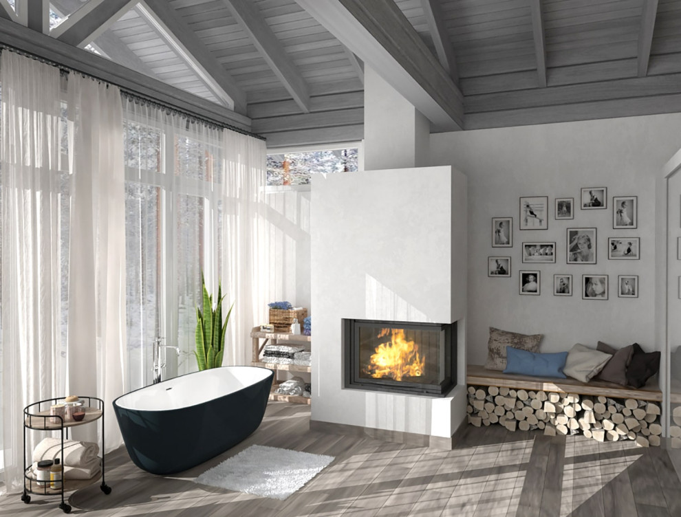 Загородный дом в сосновом лесу