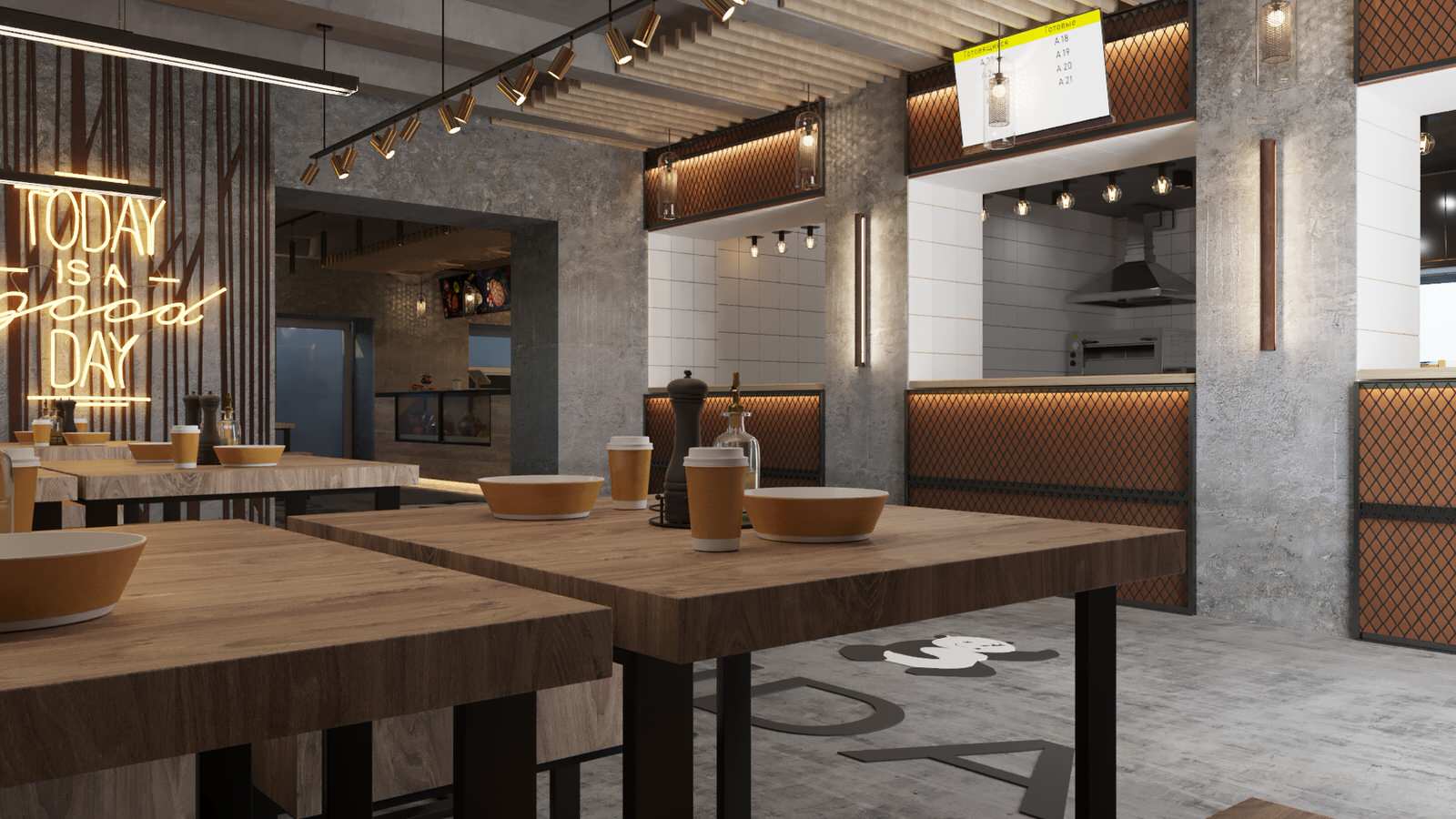 Restaurant_016_визуализация интерьера ресторана в г. Санкт-Петербург