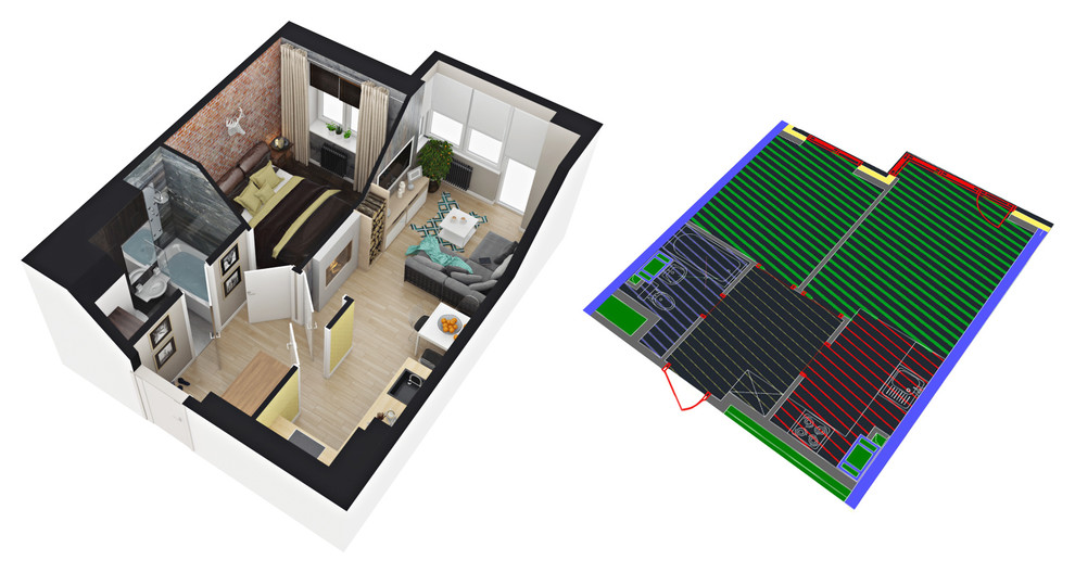 3D планировки от студии "Уютная Квартира"