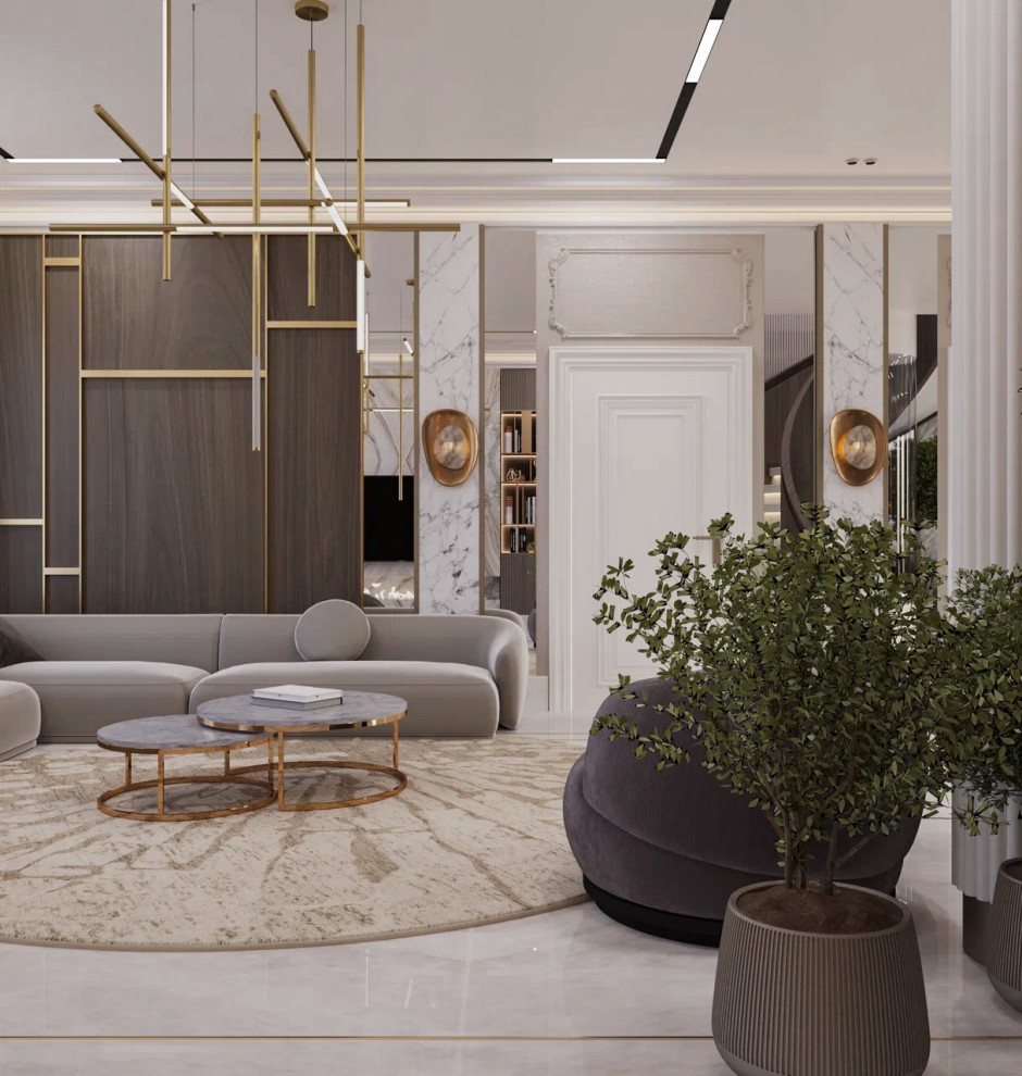 Проект "Бархат", интерьеры таунхауса