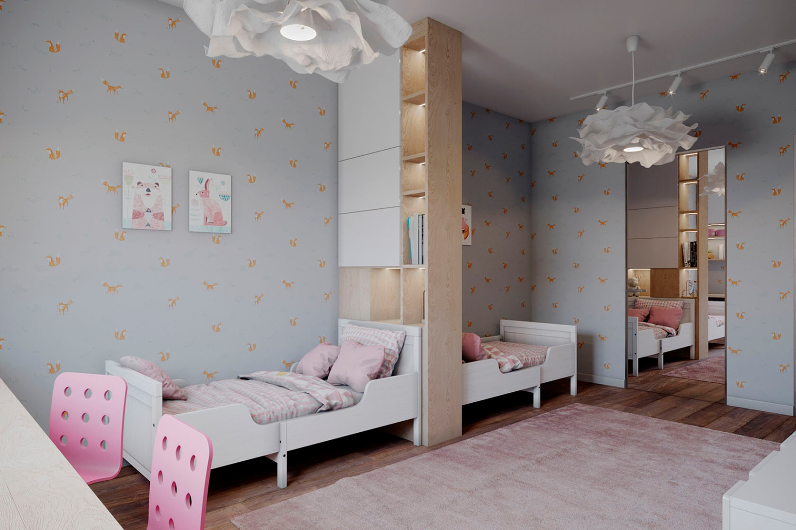 Детская для двух девочек