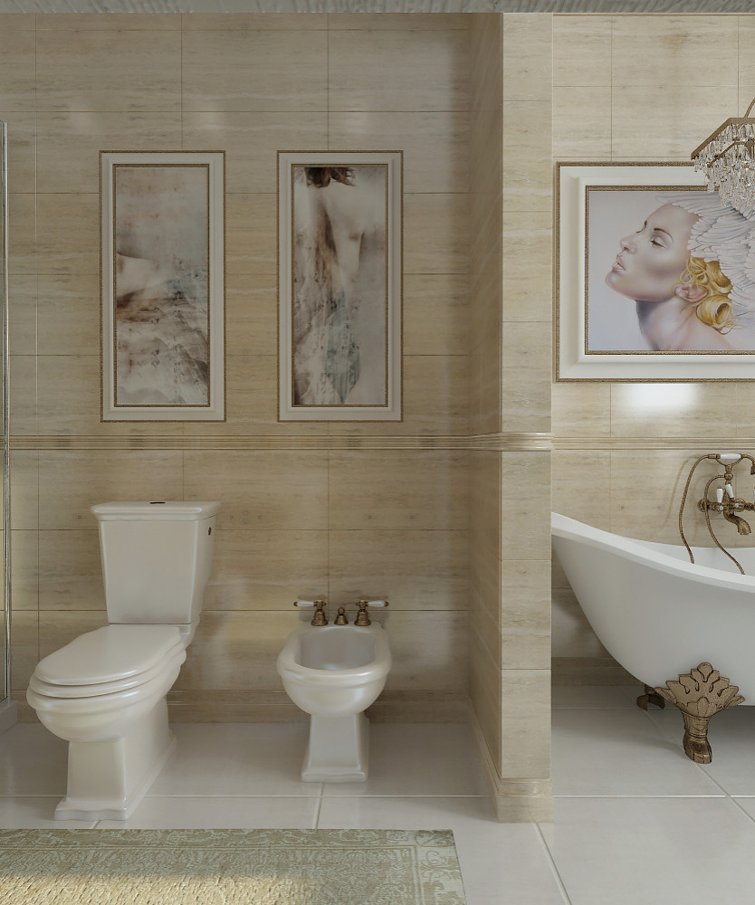 Интерьер ванной комнаты