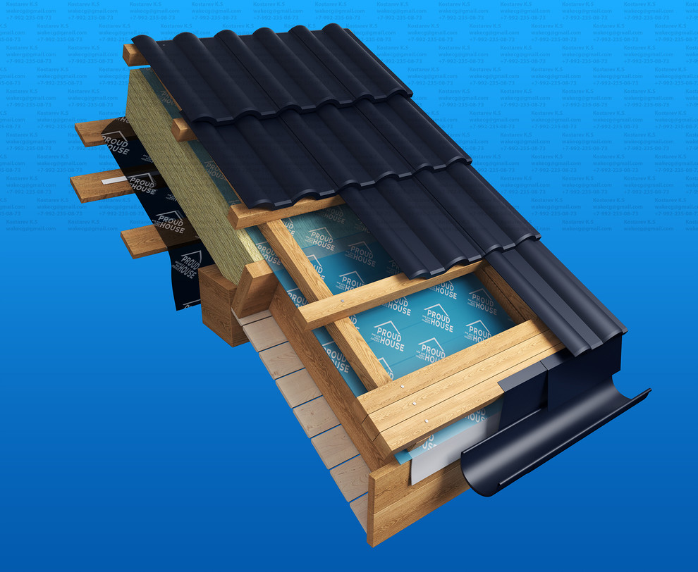 Обложка проекта: Строение крыши