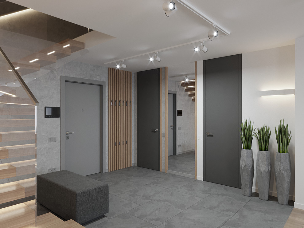 Бетон и дерево