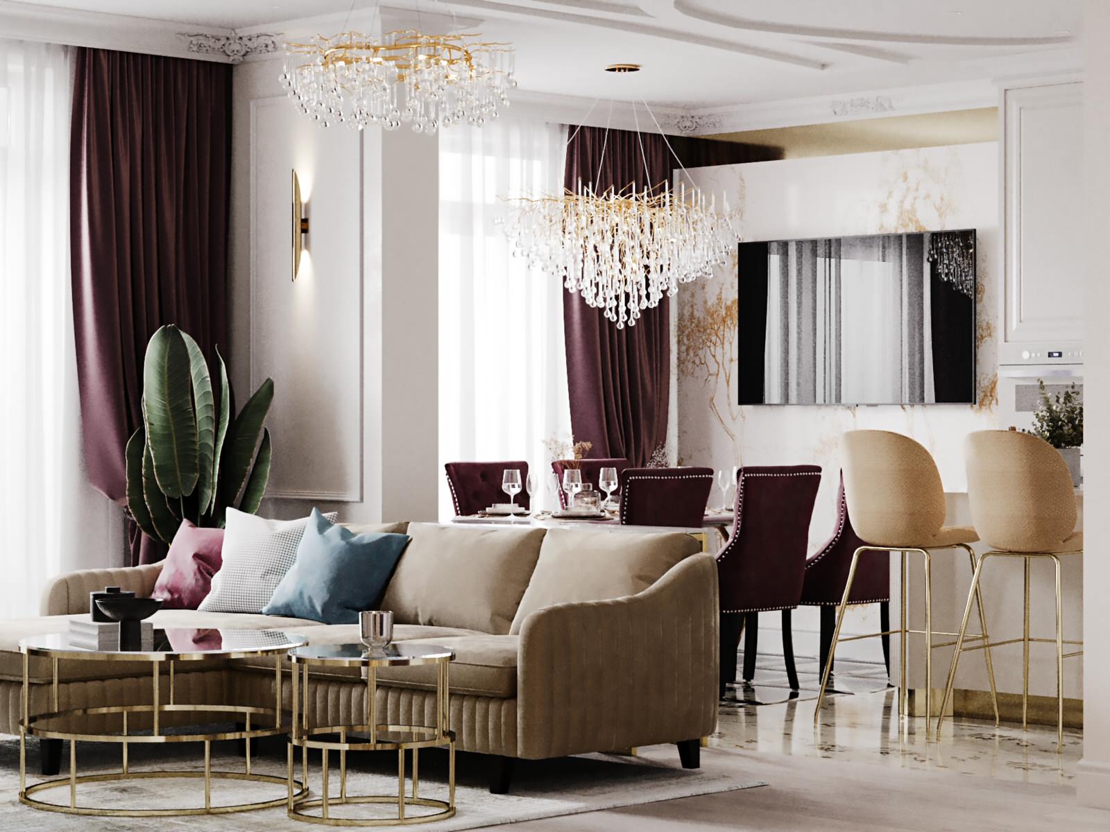 Дизайн интерьера квартиры ЖК Ленинград