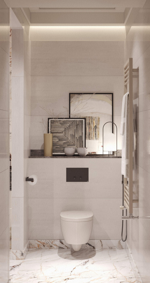 Обложка проекта: Монохромный интерьер с яркими акцентами