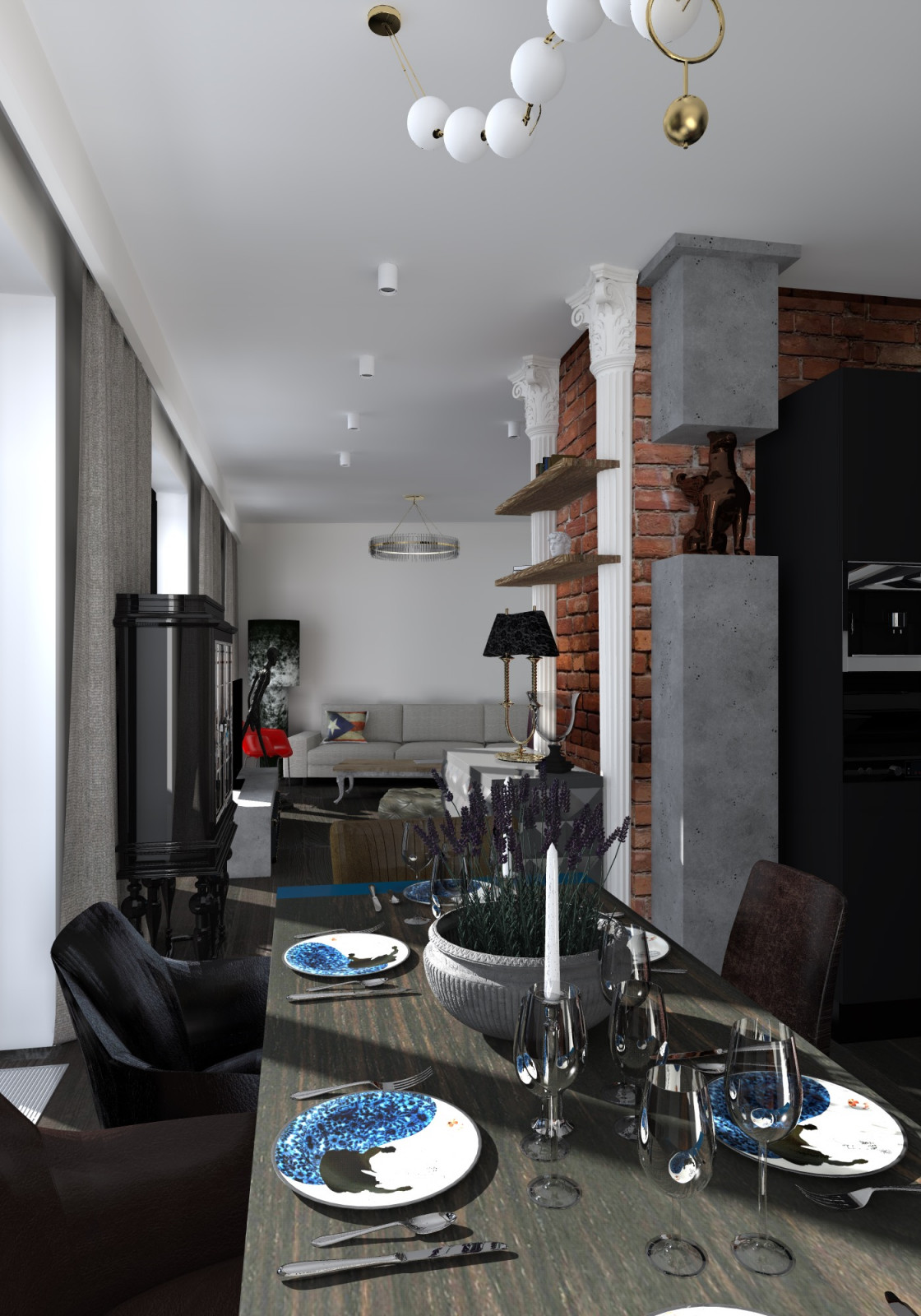 Студия 70м2 LOFT IN JAZZ в ЖК JAZZ Квартал