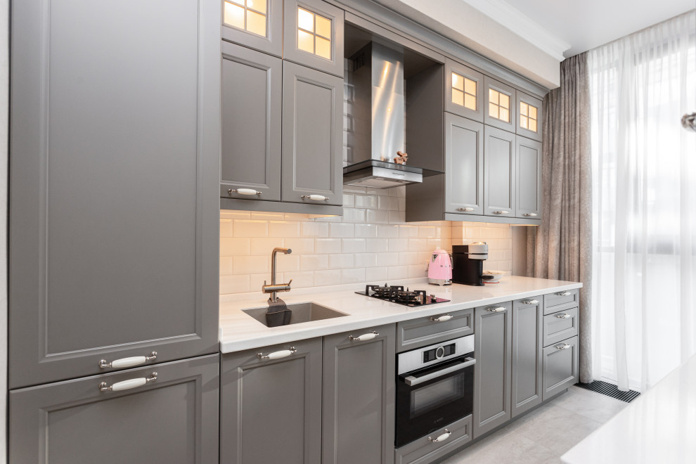 Кухня в квартире у моря г. Светлогорске