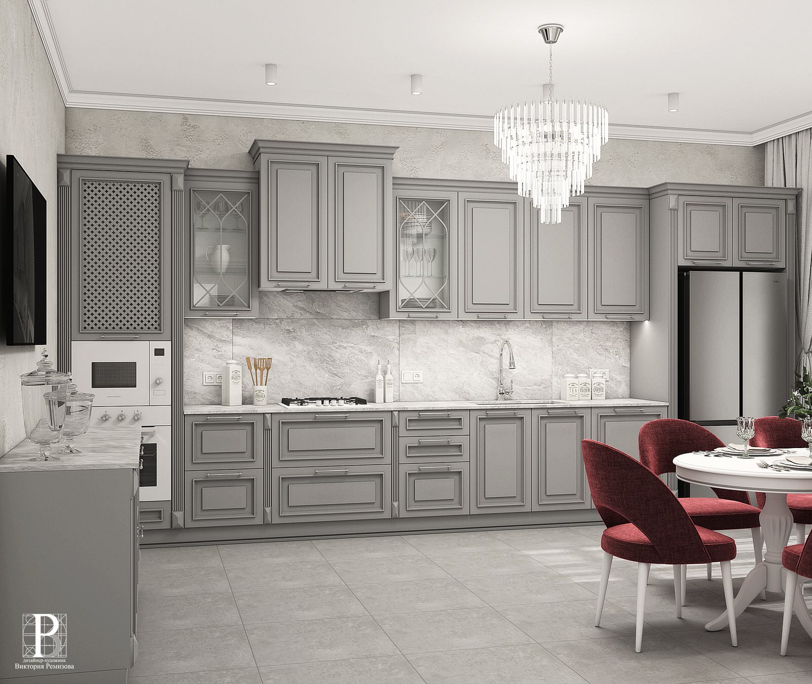 Обложка проекта: Ванная и Кухня для частного дома г. Пятигорск, ул. Инженерная