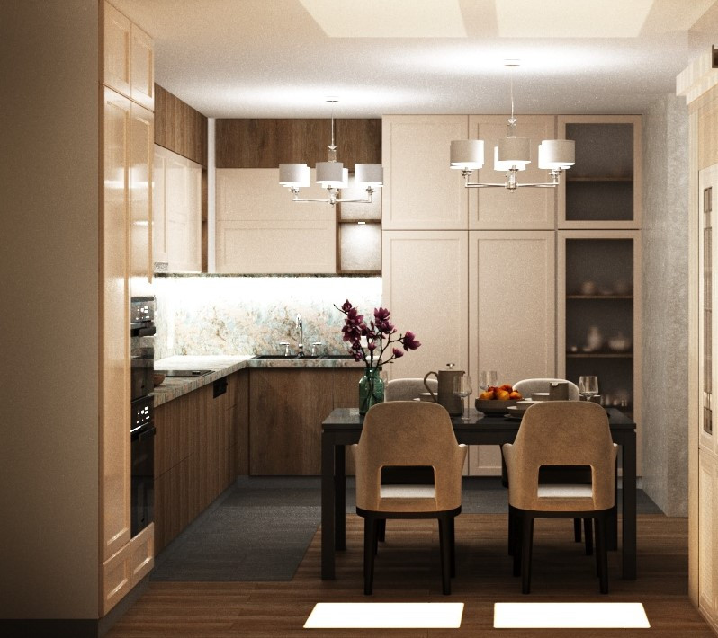 Дизайн проект. Квартира 120 кв метров. ЖК "СРЕДА".