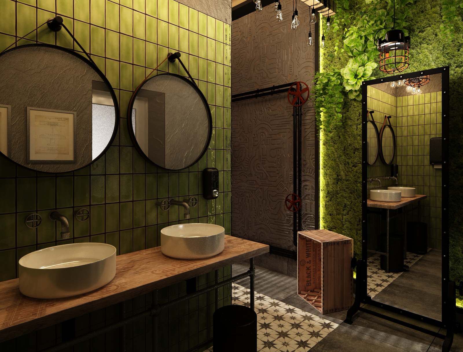 Санузел. Проект небольшого клубного ресторана. Кузбасс