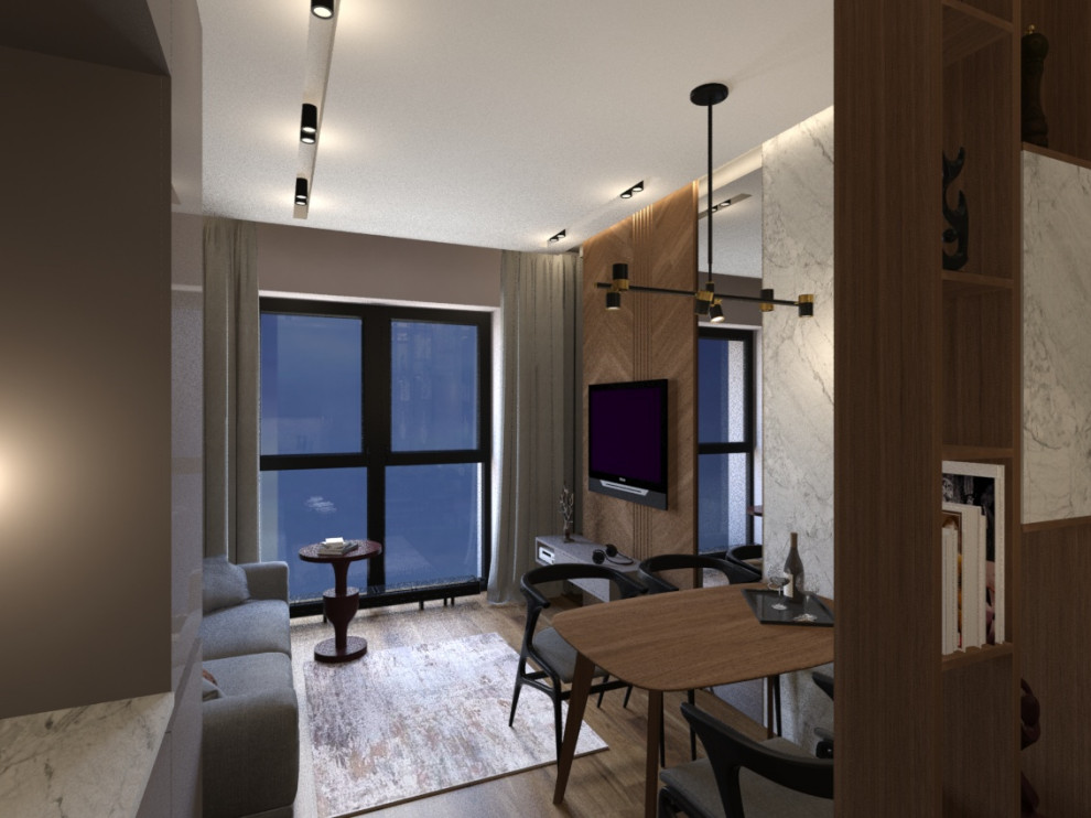 Обложка проекта: Квартира в современном стиле. Москва, ЖК "Селигер сити"