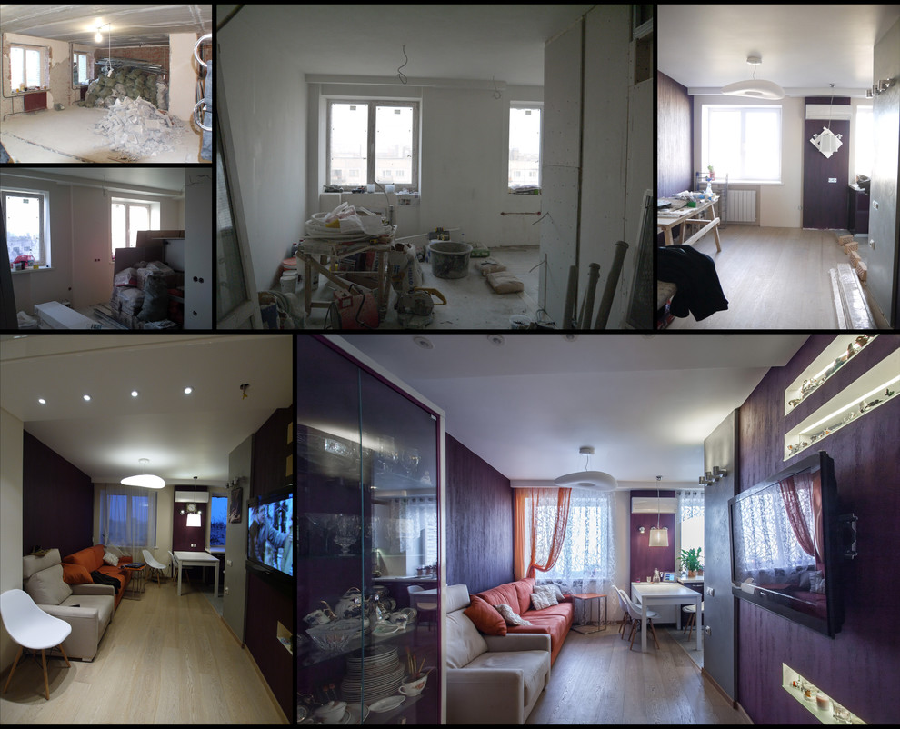 Двухкомнатная квартира в современном стиле.