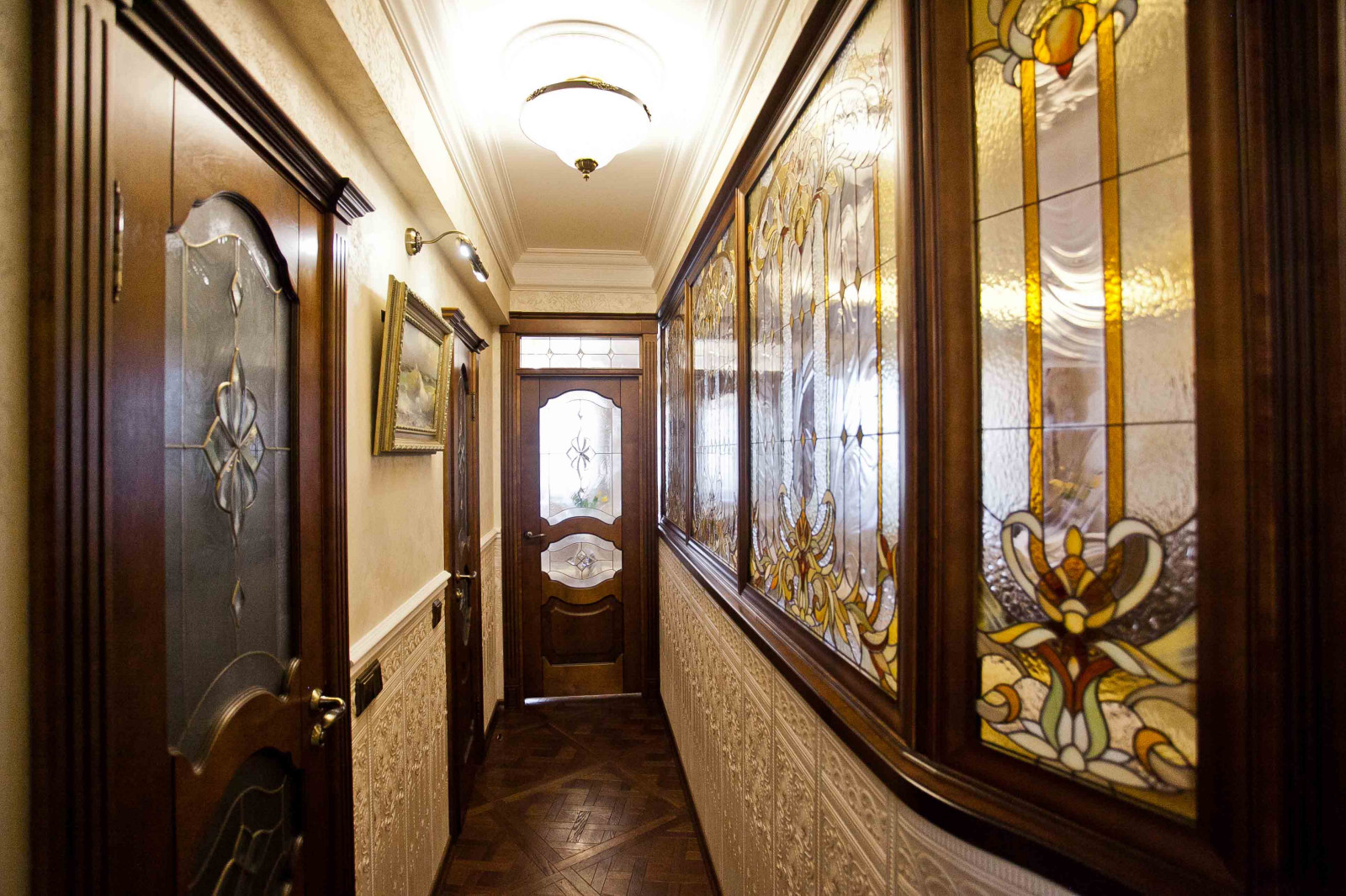 Квартира с витражами