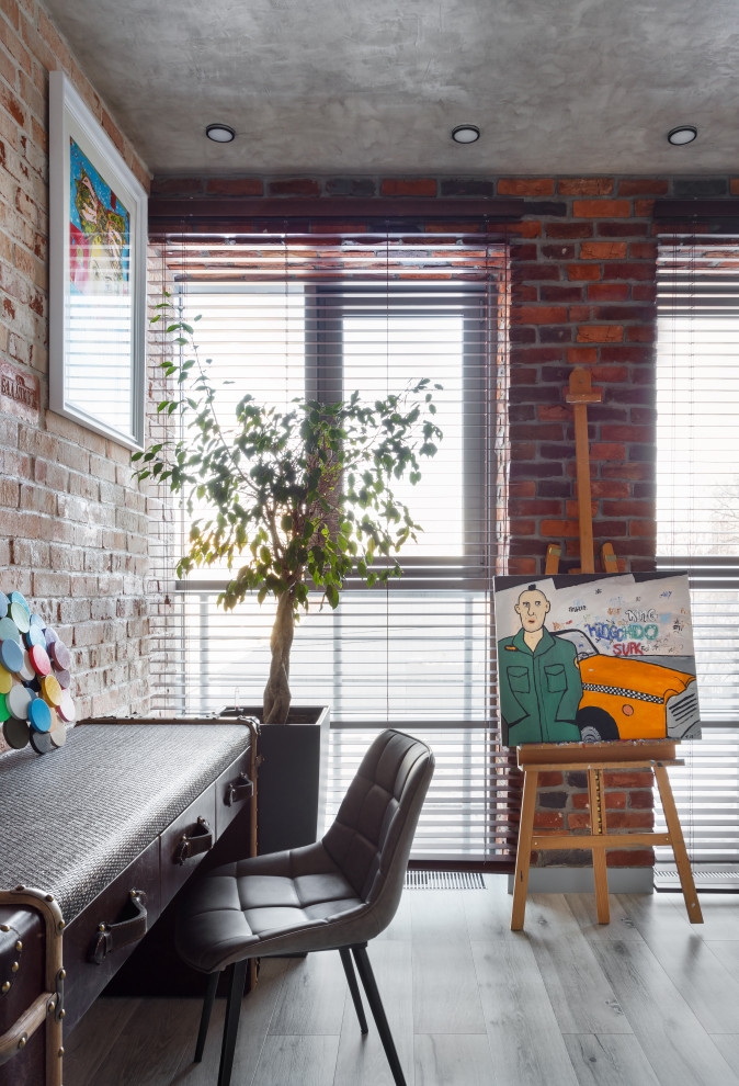 Яркий лофт для ценителя современного искусства